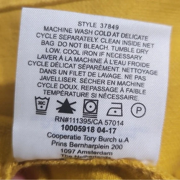 Tory Burch Luisa gold flare jeans - Picture 5 of 6